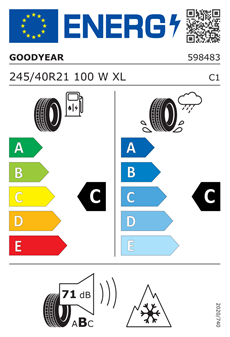 Goodyear 245/40R21 100W Vector 4 Seasons G3 XL FP Dört Mevsim Lastiği (2025)