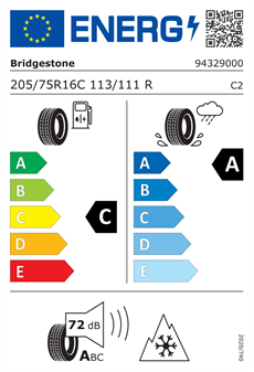 Bridgestone 205/75R16C 113/111R Duravis All Season Dört Mevsim Lastiği (2025)