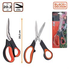 Black&Decker BXGTTO7026 Bahçe Makası 20,2 cm Ergonomik Sap