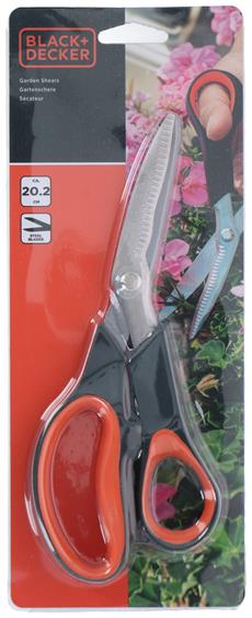 Black&Decker BXGTTO7026 Bahçe Makası 20,2 cm Ergonomik Sap