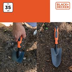 Black&Decker BXGTTO7045 Bahçe Küreği Yelpaze Tipi 35,5 cm