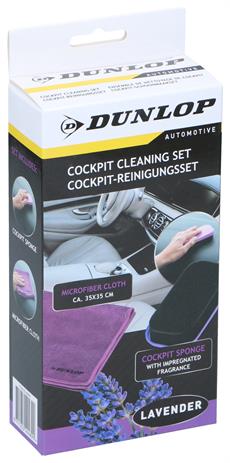 Dunlop DUN101 Torpido Temizlik Seti 2 Parça (Mikrofiber Bez + Sünger) Lavanta