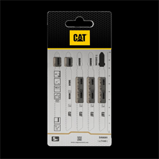 CAT DA06001 5 Parça Profesyonel Ahşap Hızlı/Kaba Kesim Dekupaj Testere Bıçağı, Ucu