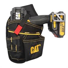 CAT DA980565 Şarjlı Matkap İçin Kemer Askılı Ağır Hizmet Bel Alet Çantası