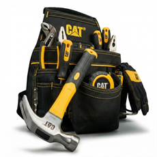 CAT DA980567 Çift Askı Kancalı Ağır Hizmet Bel Alet Çantası
