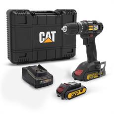 CAT DX155.1 18Volt/2.0Ah Li-ion Çift Akülü Profesyonel Şarjlı Darbeli Matkap