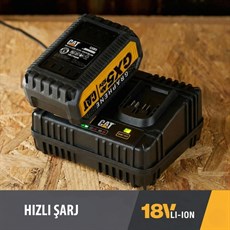 CAT DXC152 18Volt Li-ion ONE FOR ALL Profesyonel İkili Hızlı Akü Şarj Cihazı