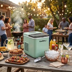 Coolist CLK2BM 12/24Volt/ 220Volt 1.3 Litre Kompresörlü Otomatik Buz Yapma Makinesi