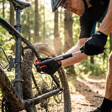 KOBB KB21 87 PSI Bisiklet Lastik Şişirme Taşınabilir Mini El Pompası + Bisiklet Montaj Aparatı