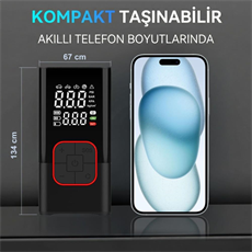 KOBB KB412 Li-ion Şarjlı 150 PSI Dijital Göstergeli Akıllı Lastik Şişirme Pompası+ Powerbank + SOS + Led Lamba