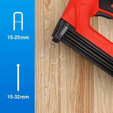 KOBB KBZ90 15-25mm Zımba ve 15-32mm Profesyonel Çivi Çakma Makinesi + 3000 adet Yedek Zımba ve Çivi 