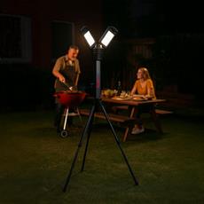 Kress KUF09.9 20Volt 2000/4500 Lümen Profesyonel Kule Tipi Teleskopik Katlanabilir LED Projektör (Akü Dahil Değildir)