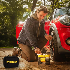STANLEY SXIF0001 12Volt 150 PSI Dijital Basınç Göstergeli Lastik Şişirme Pompası + Led Lamba