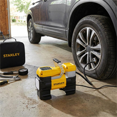 STANLEY SXIF0001 12Volt 150 PSI Dijital Basınç Göstergeli Lastik Şişirme Pompası + Led Lamba