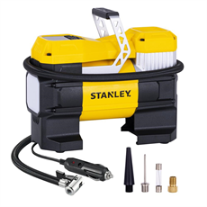 STANLEY SXIF0001 12Volt 150 PSI Dijital Basınç Göstergeli Lastik Şişirme Pompası + Led Lamba