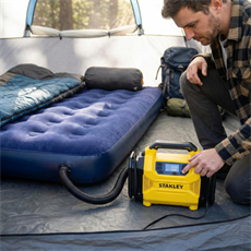 STANLEY SXIF3501 12Volt/220Volt 150 PSI Dijital Basınç Göstergeli Lastik & Yatak Şişirme Pompası + Led Lamba