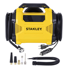 STANLEY SXIF3501 12Volt/220Volt 150 PSI Dijital Basınç Göstergeli Lastik & Yatak Şişirme Pompası + Led Lamba