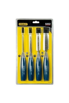 Stanley ST016129 4 Parça İskarpela Seti Klasik Mavi seri