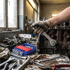 WORKPRO WP202501 Cr-V 6 Parça Profesyonel Kombine Anahtar Takımı