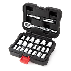 WORKPRO WP202541 3/8’ CR-V 24 Parça Metrik/İnç Ağır Hizmet Lokma Takımı