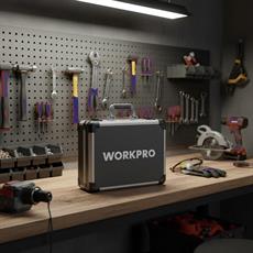 WORKPRO WP209100 297 Parça CR-V Profesyonel El Aleti Tamir Seti Tamir Bakım Çantası