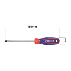 WORKPRO WP221013 3x75mm CR-V Profesyonel Düz Tornavida