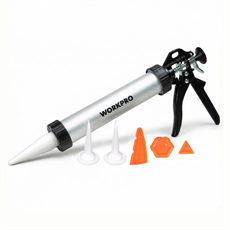 WORKPRO WP224006 590ml 6 Parça Alüminyum Profesyonel Sosis Tipi Silikon Tabancası