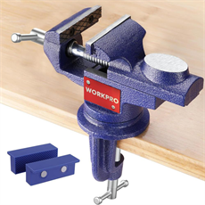 WORKPRO WP233010 65mm 360° Döner Tabanlı Örslü Profesyonel Mini Tezgâh Mengene