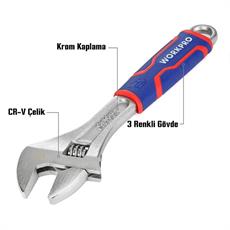 WORKPRO WP272012 250mm Cr-V Profesyonel Kurbağacık Anahtar