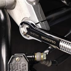 WORKPRO WP272016 5/27mm CR-V Üniversal Ayarlanabilir Çift Başlı Anahtar