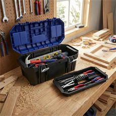 WORKPRO WP283018 22’’ Metal Kilitli Plastik Takım Çantası