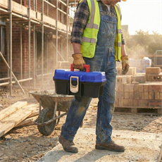 WORKPRO WP283021 13’’ Metal Kilitli Plastik Takım Çantası