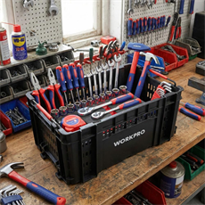 WORKPRO WP283028 46Lt 55,7x32,2x25cm Üstü Açık Profesyonel Takım Çantası