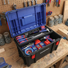 WORKPRO WP283031 38Lt 56x34x33cm Kilitli Profesyonel Takım Çantası