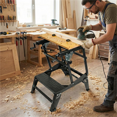 WORKPRO WP289027 100Kg 6 Kademe Ayarlanabilir Profesyonel Katlanabilir Çalışma Tezgâhı