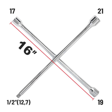 WORKPRO WP314006 17 19 21 1/2’’ Cr-V 400mm 4 Kollu Profesyonel Bijon Anahtarı