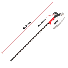 WORKPRO WP333006 270cm 2 IN 1 Teleskobik Saplı Profesyonel Ağaç Budama Testeresi ve 25mm Dal Budama Makası