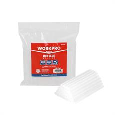 WORKPRO WP432001 7x100mm Sıcak Silikon Tabancası İçin 100 Adet Şeffaf Yedek Silikon/Mum
