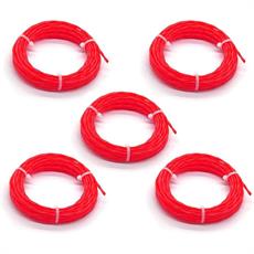 WORX WA0209 WG185E/WG186E İçin 2.4mm 20 Metre (5x 4m) PRO-GRADE Spiral Burgulu Yedek Misina