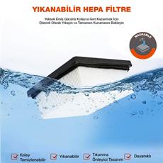 WORX WA6078 WX031 Şarjlı Süpürge İçin Yedek HEPA Filtre