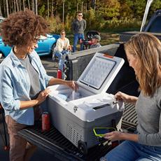 Worx WX876.9 12/24/220Volt 22Litre Kompresörlü Outdoor Oto Buzdolabı (Akü Dahil Değildir)