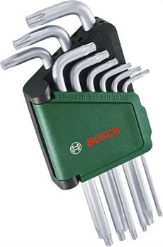 Bosch 1.600.A02.Z9C  Alyan Anahtar Takımı Torx 9 Parça 