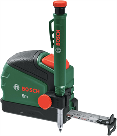 Bosch 1.600.A03.3BL Şerit Metre 5m Metrik + İşaretleme Kalemi