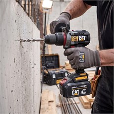 CAT DX1130.1 18Volt/4.0Ah Li-ion 80Nm Çift Akülü Kömürsüz Profesyonel Şarjlı Darbeli Matkap
