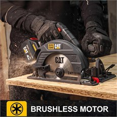 CAT DX5040B 18Volt 185mm Kömürsüz Profesyonel Daire Testere (Akü Dahil Değildir)
