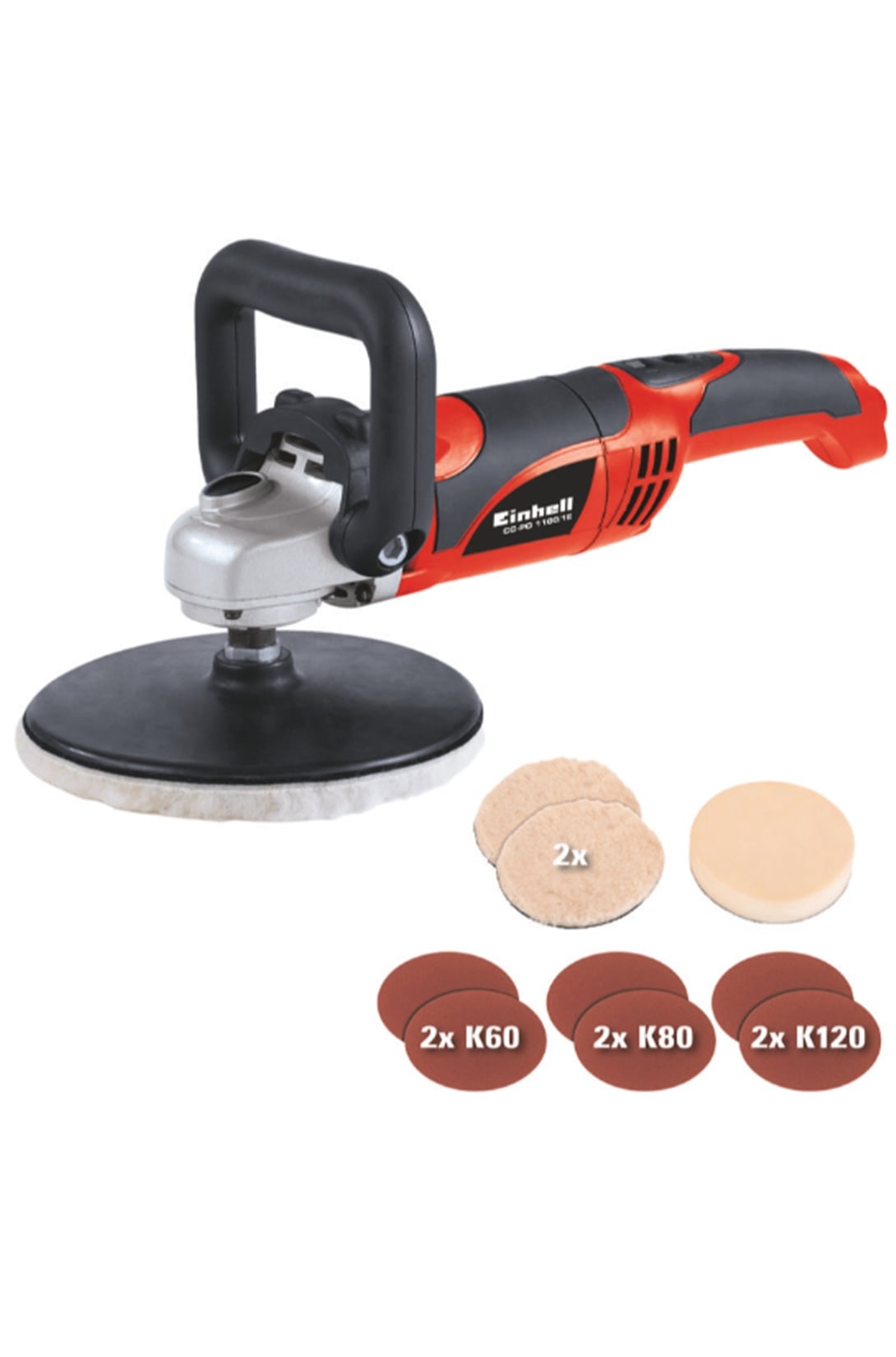 CC-PO 1100/1E Polisaj ve Zımpara Makinesi ÇantalıEinhell2093264Yapı Market Hırdavat-LastikTR.com
