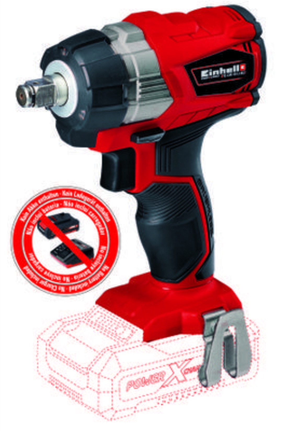 Einhell TE-CW 18Li BL - Solo Kömürsüz Akülü Darbeli Somun Sıkma (Akü Dahil Değildir)Einhell4510040Yapı Market Hırdavat-LastikTR.com