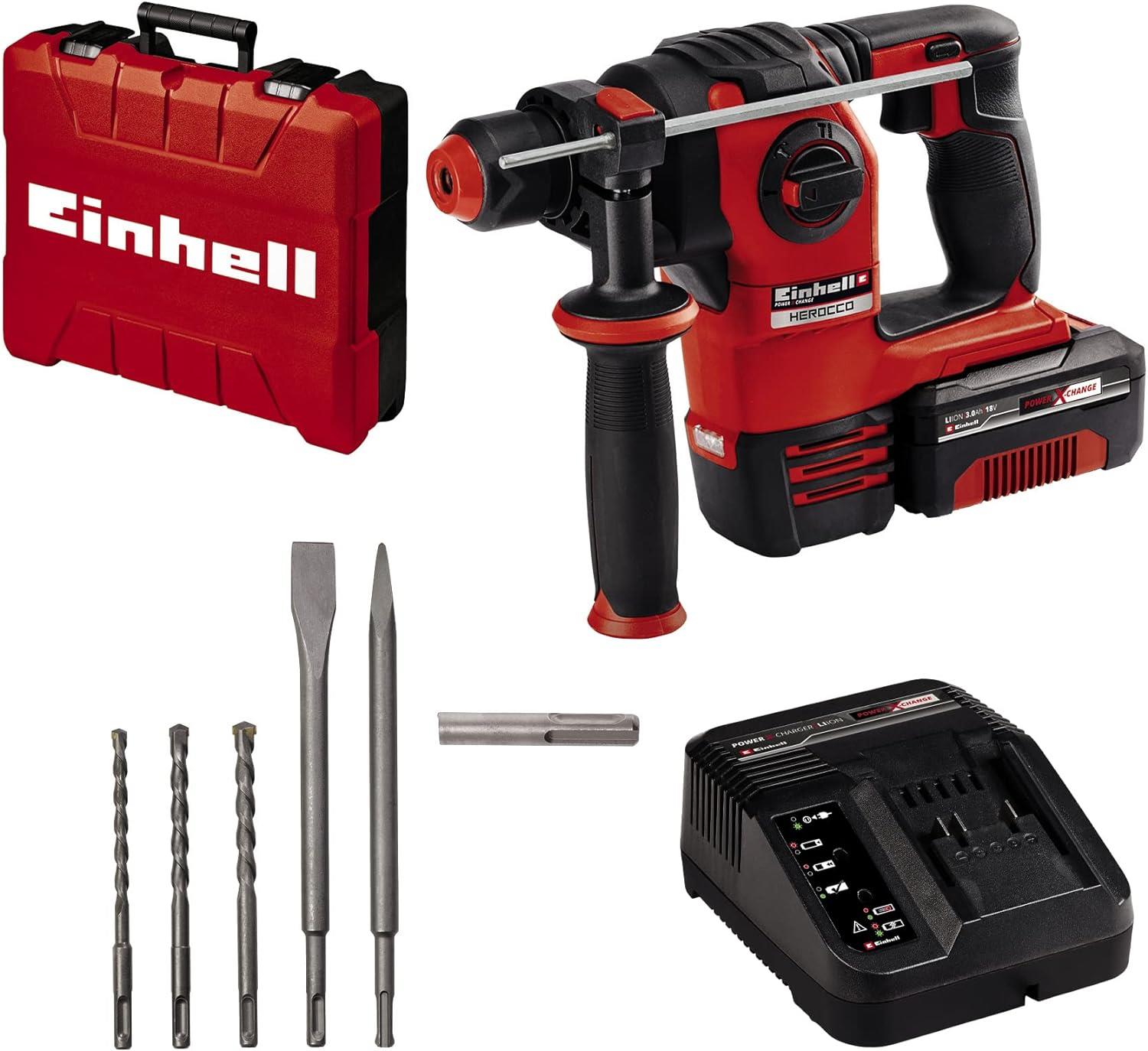 Einhell HEROCCO Kit +5 (1x3,0 Ah) Akülü Kırıcı Delici Einhell4513975Kırıcı Deliciler-LastikTR.com