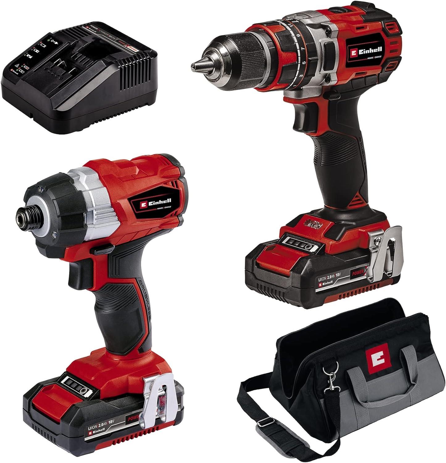Einhell TP-18V Twin Pack BL, Akülü Darbeli Matkap & Darbeli Vidalama Set Einhell4514209Yeni Ürünler-LastikTR.com