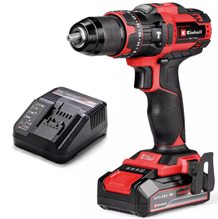 Einhell TE-CD 18/44 Li-i (1x2,5Ah), Akülü Darbeli VidalamaEinhell4514287Yeni Ürünler-LastikTR.com